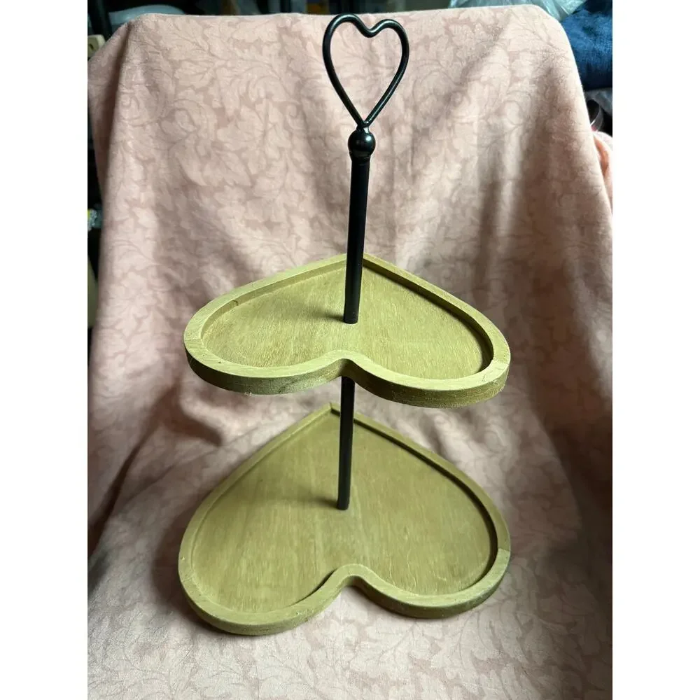 Hobby Lobby Valentine’s Day heart tier wood decor